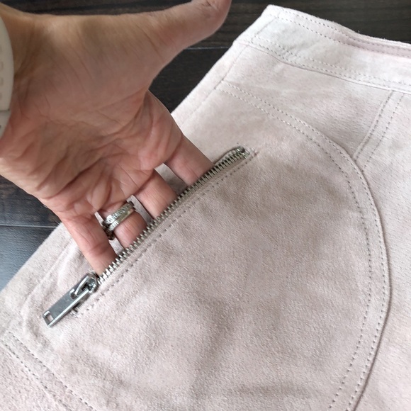 🌺MANGO leather/suede skirt - Picture 6 of 13